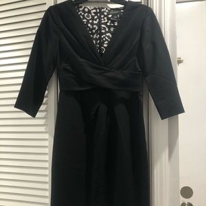 WHBM black sophisticated dress